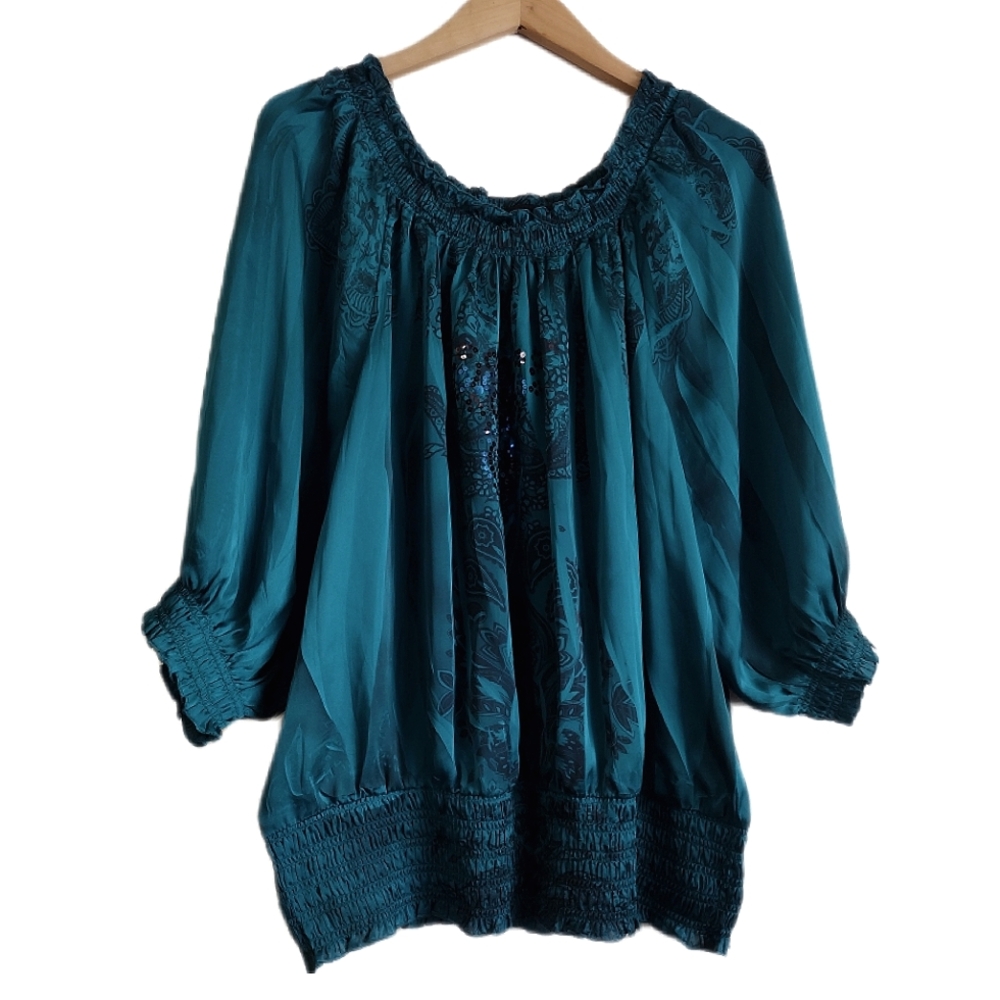 💥50% off bundles💥 smocked peasant top